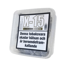 X-15 Premium White Stark Portionssnus Ca 500 prillor